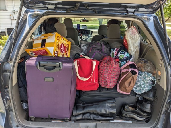 elijah packed the car well elijah packed the car well